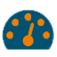 Capital market investment services icon